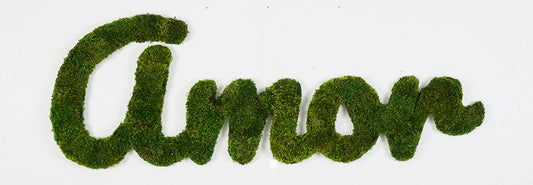 Custom Moss Lettering for your Home or Office
