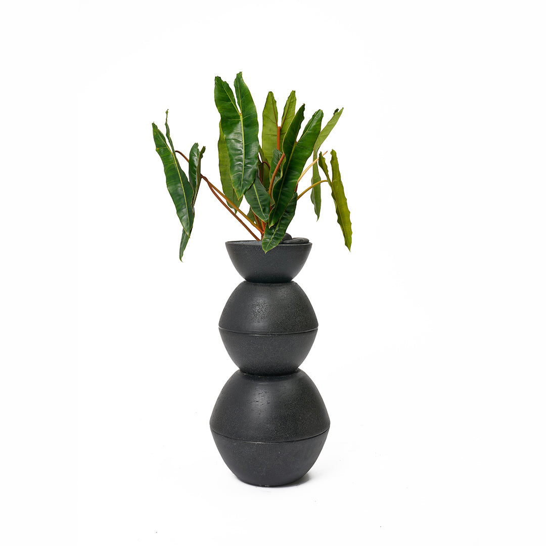 Totem Sculpture Black 5 Plant The Future