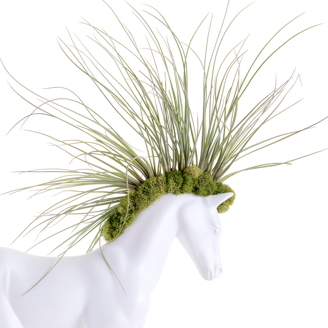 Upcycled Toy Horse Figurine - Small Walking