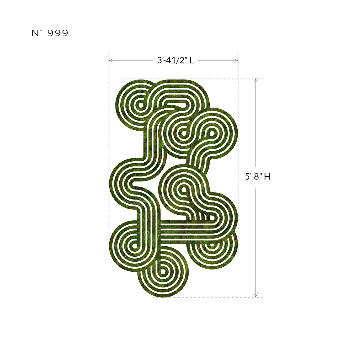 "Optical Series Labyrinth N° 999" (2024) Gallery Plant the Future
