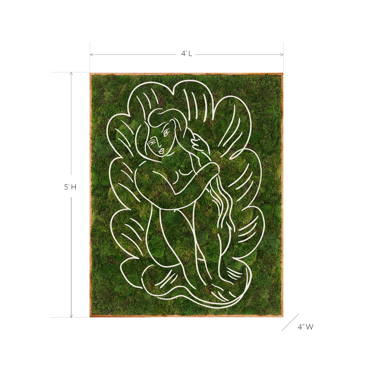 Le Bonheur de Vivre Series "Catalina" (2024) 5´x 4´ Plant the Future