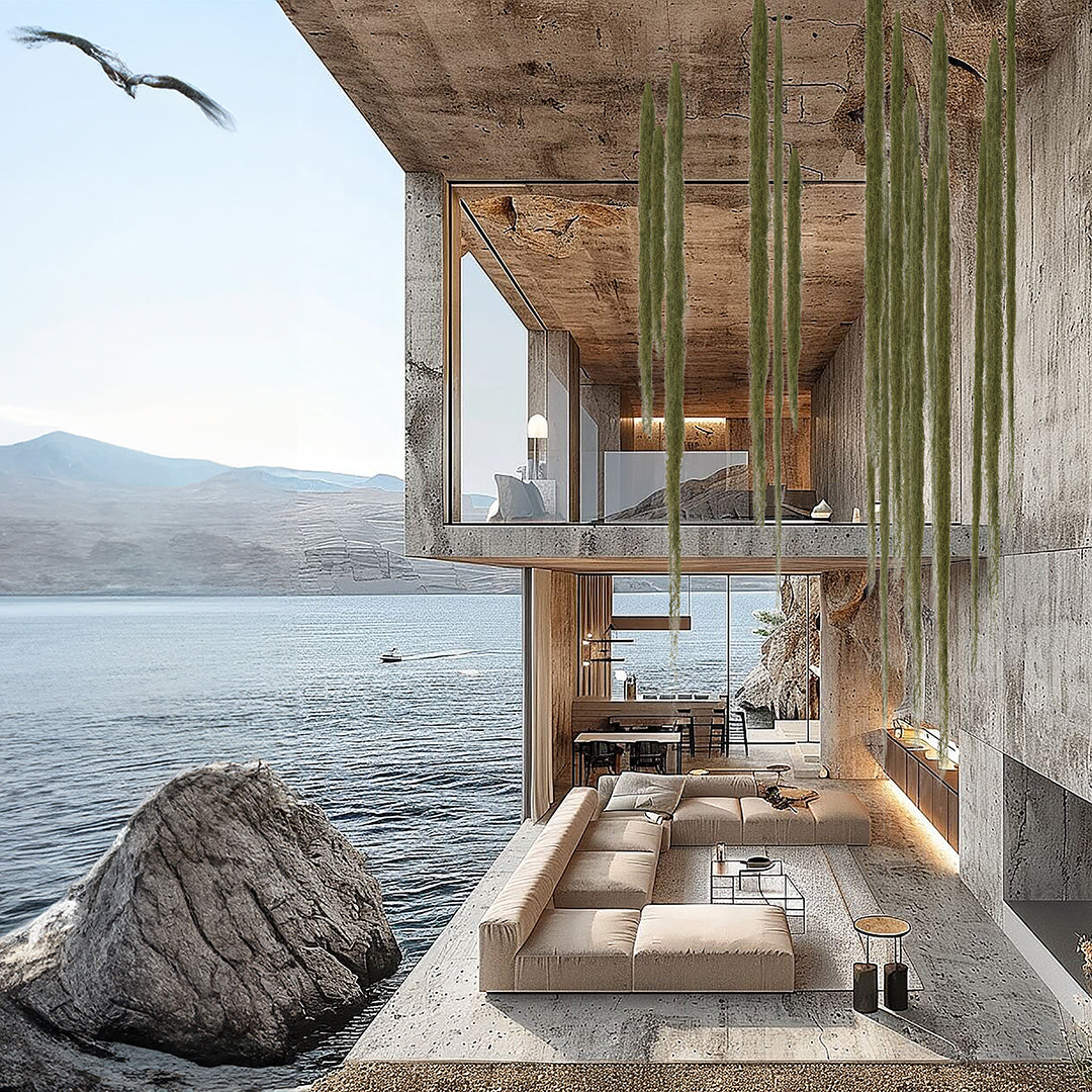 Hanging Moss Tiers Plant the Future