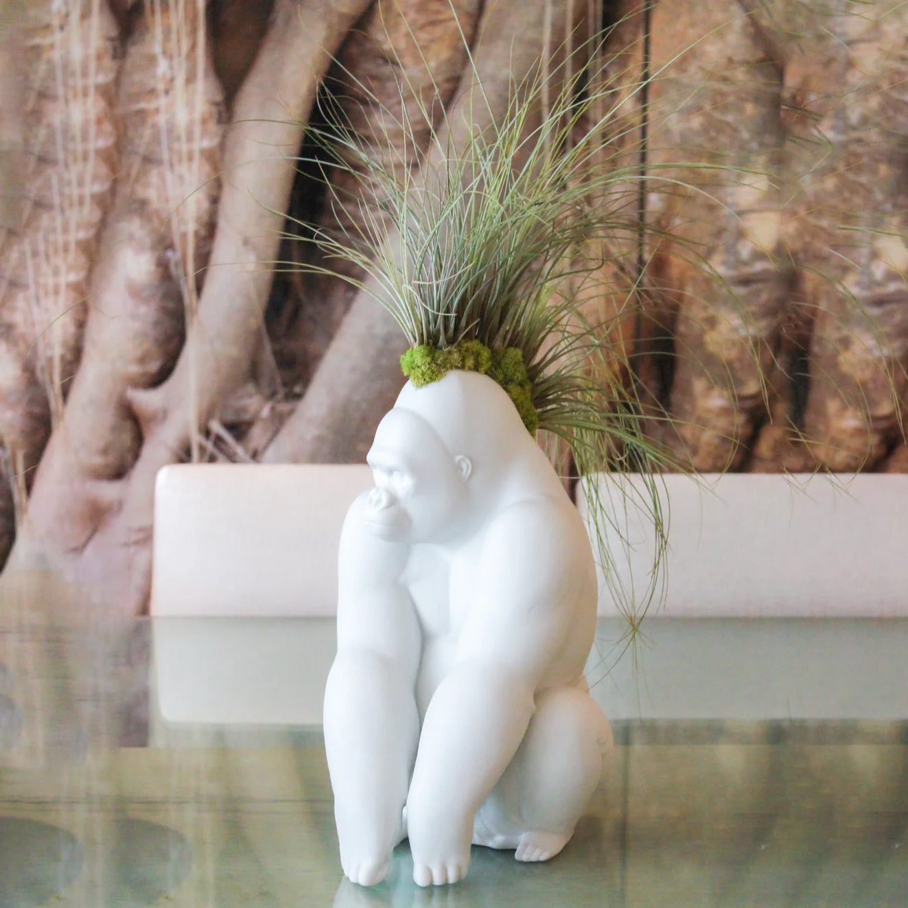 Lladró Porcelain - White Gorilla