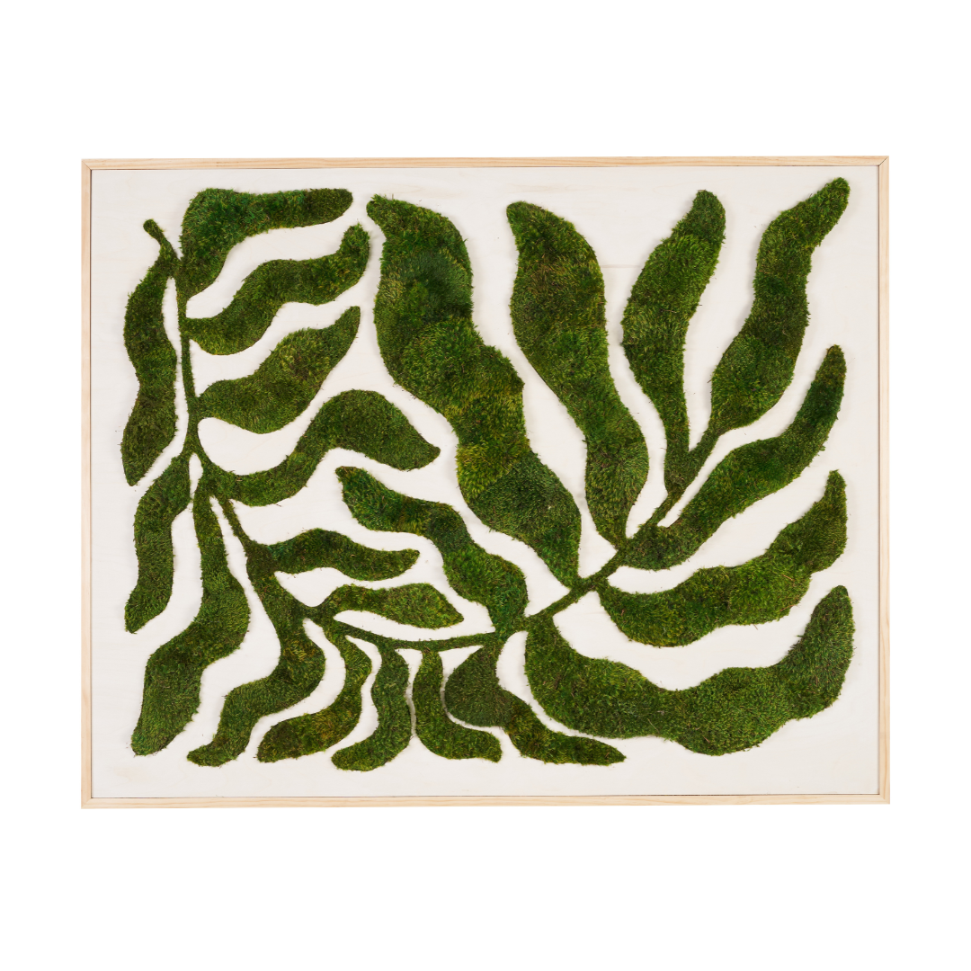 Moss Art - Botanic No. 3 (48" H x 60" W)