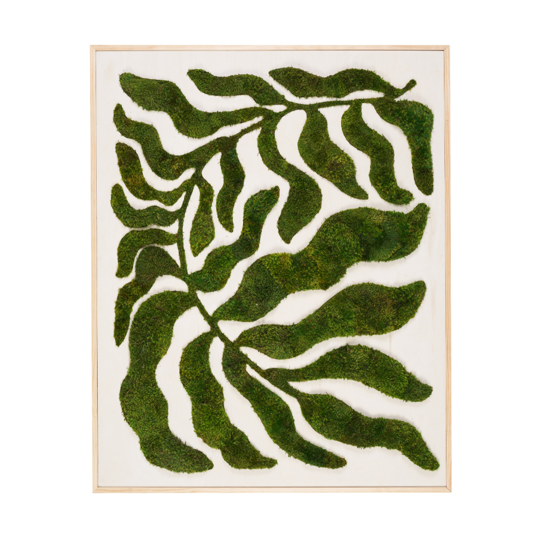 Moss Art - Botanic No. 3 (48" H x 60" W)