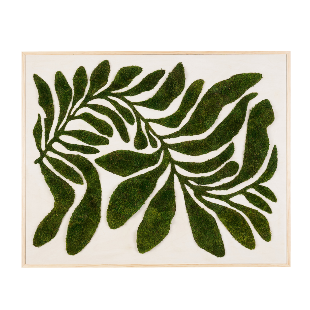 Moss Art - Botanic No. 4 (48"H x 60" W)