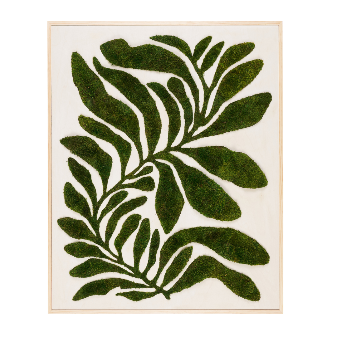Moss Art - Botanic No. 4 (48"H x 60" W)