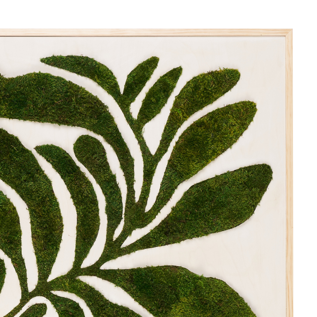 Moss Art - Botanic No. 4 (48"H x 60" W)