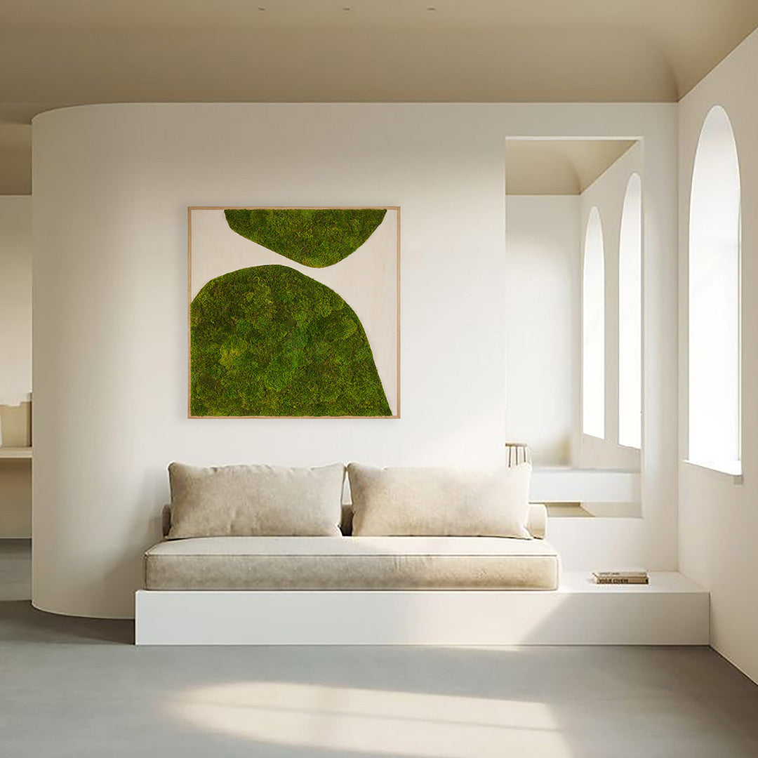 Moss Art - Abstract Series No. 028 (4' x 4')