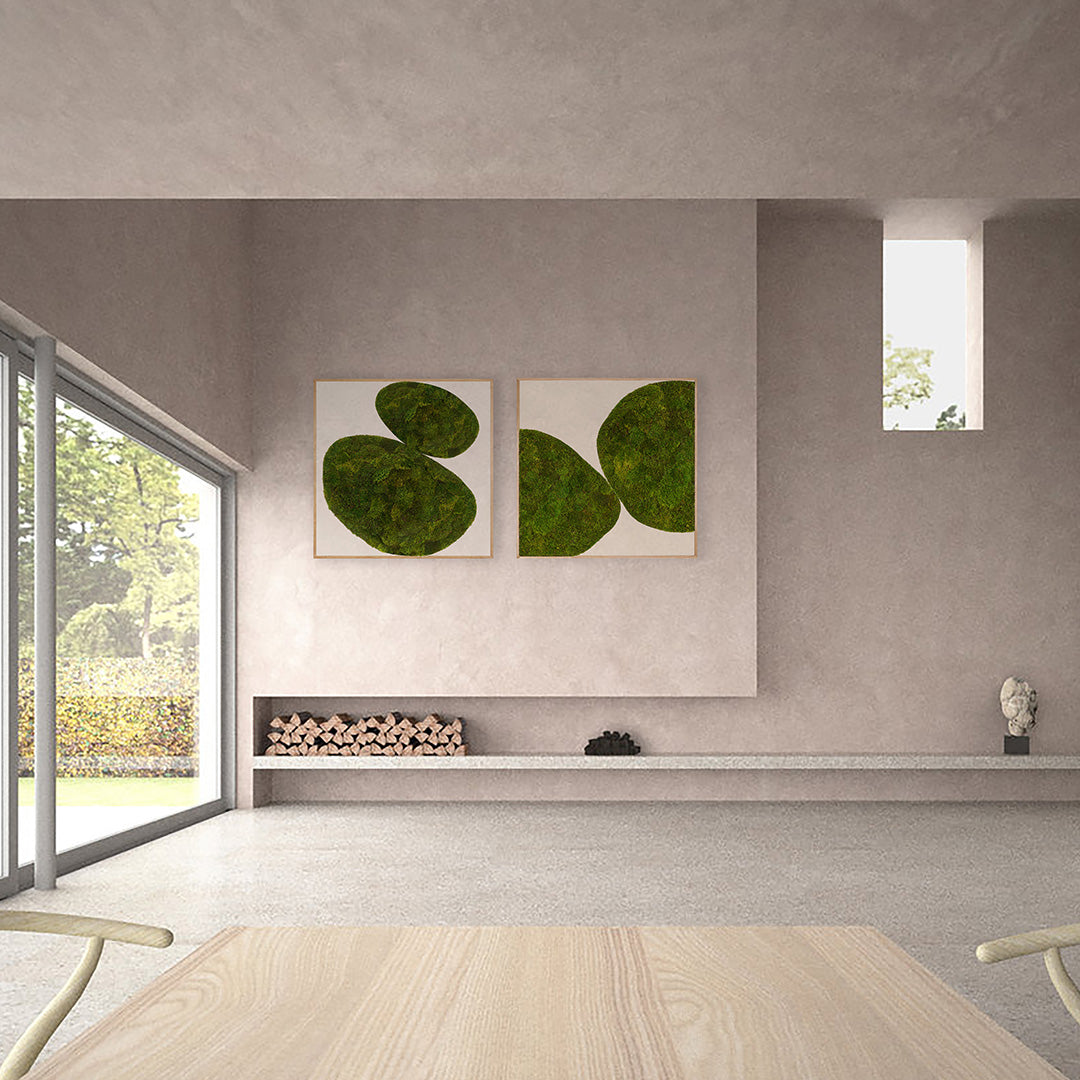 Moss Art - Abstract Series No. 032 (4' x 4')