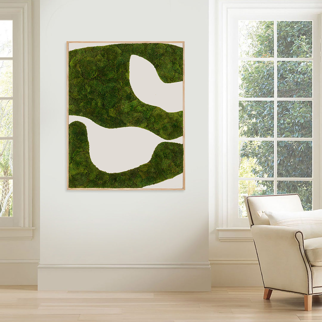 Moss Art - Abstract Series No. 038 (5' x 4')