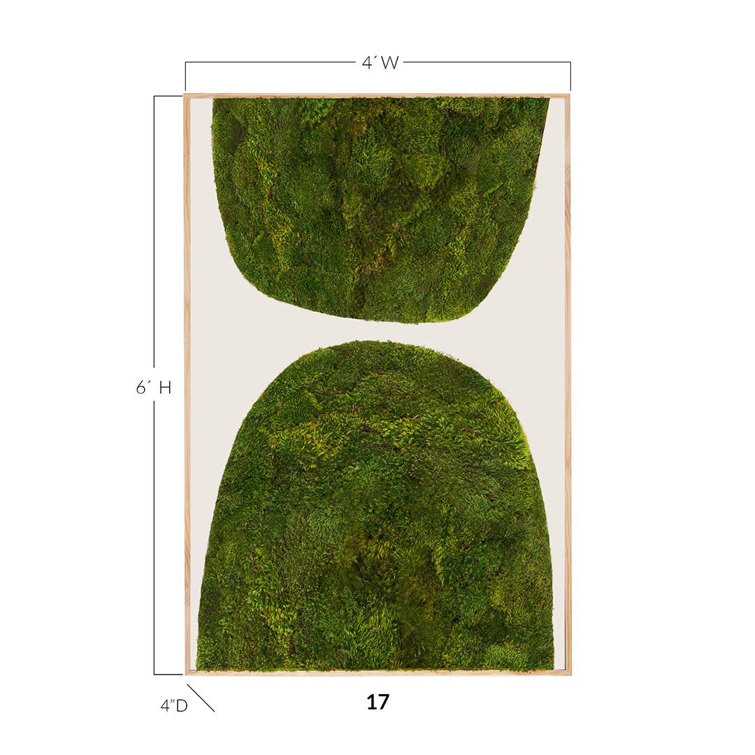 Moss Art - Abstract Series No. 025 (6' x 4') 