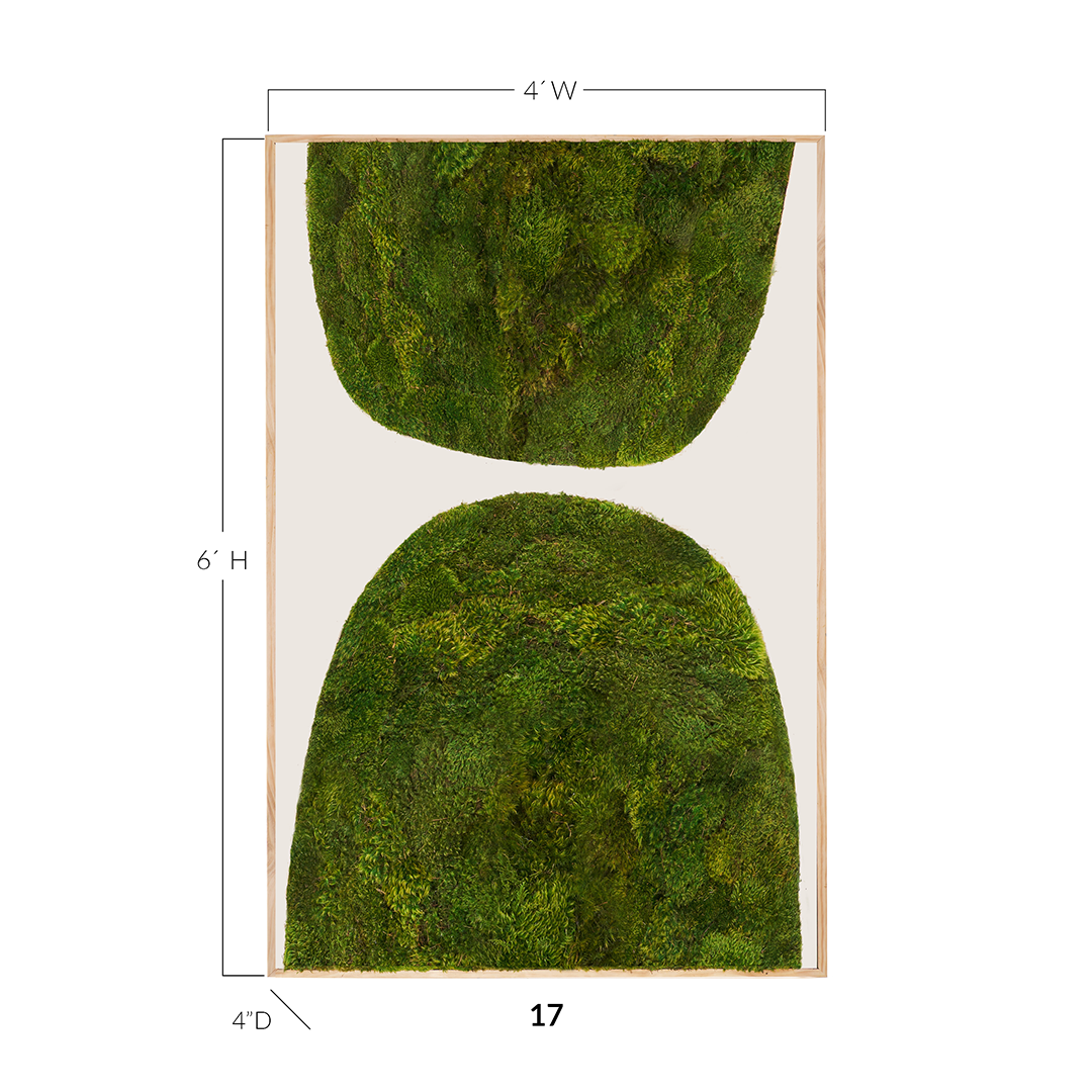 Moss Art - Abstract Series No. 025 (6' x 4')