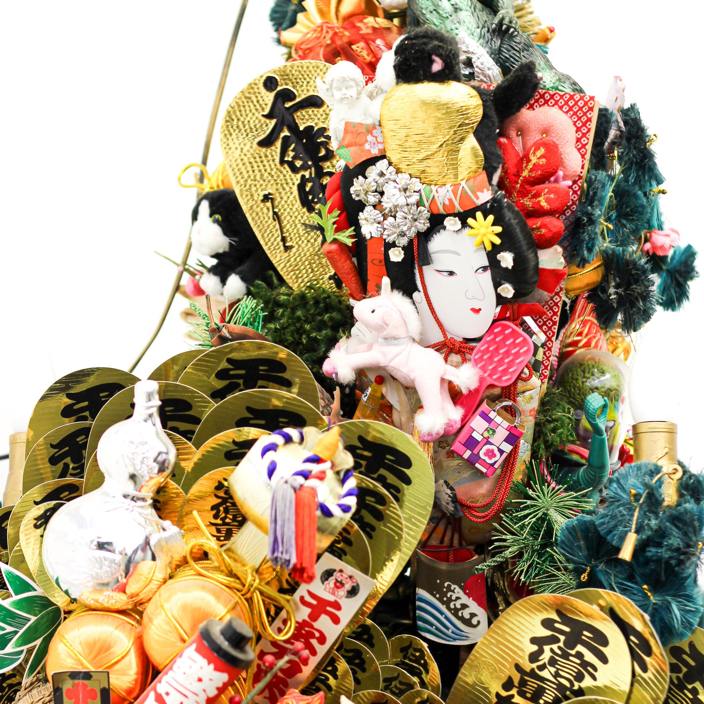 Green Junk Chandelier (4' x 2')