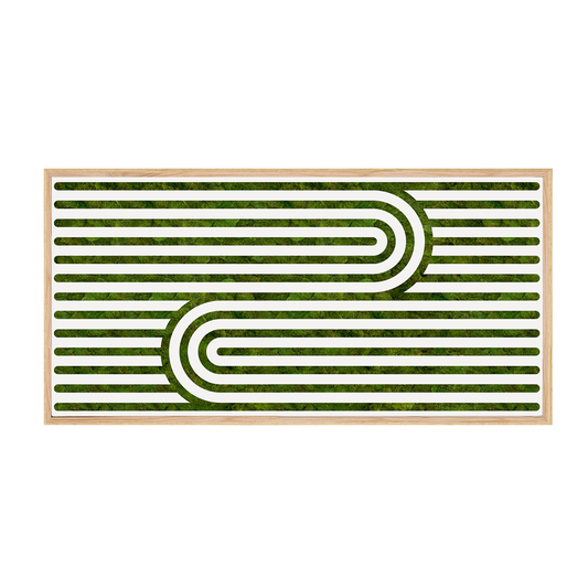 Moss Art - Optical Series No. 020 (2' x 4')