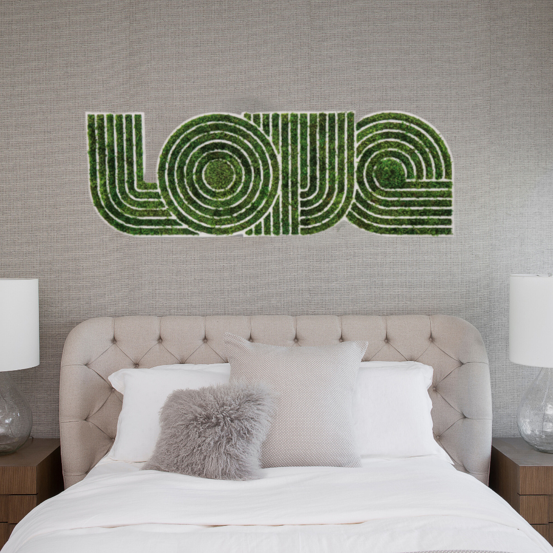 Retro Love Sign Medium (48" W x 16" H)