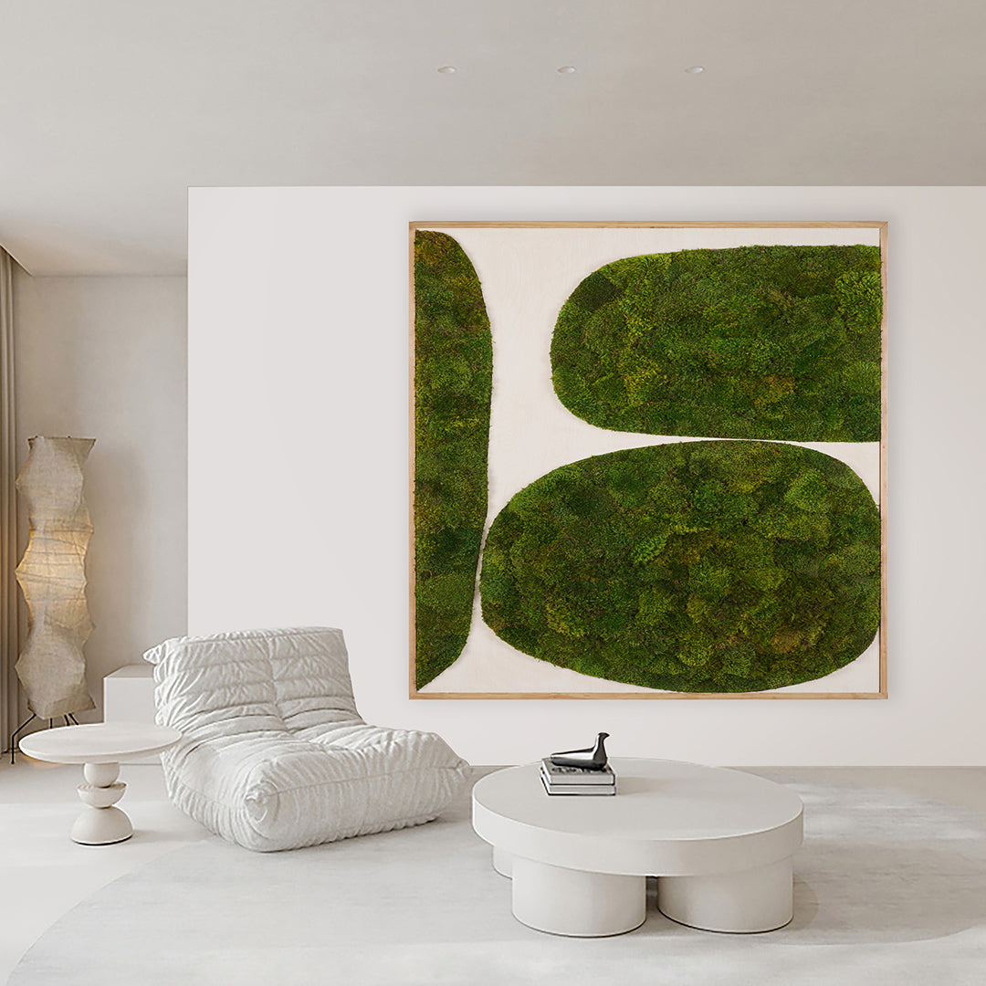 Moss Art - Abstract Series No. 003 (8' x 8')