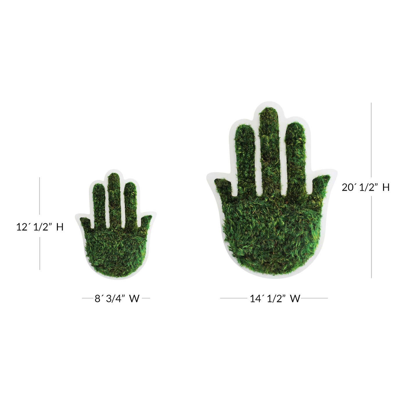 Hamsa - Moss Wall Decor