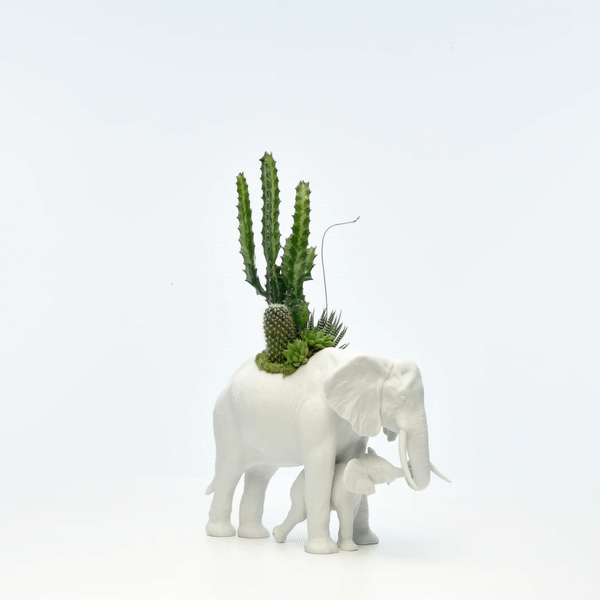Lladró - Elephant Green Garden
