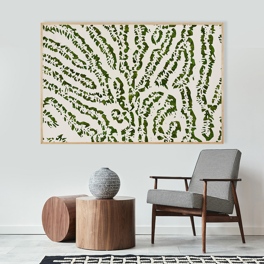 Moss Art - Coral Series No. 004 (6'x 4')
