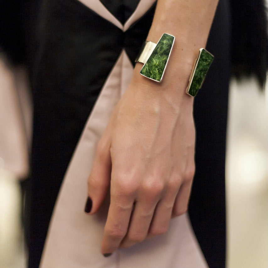 Botanical Jewelry Made With Preserved Moss