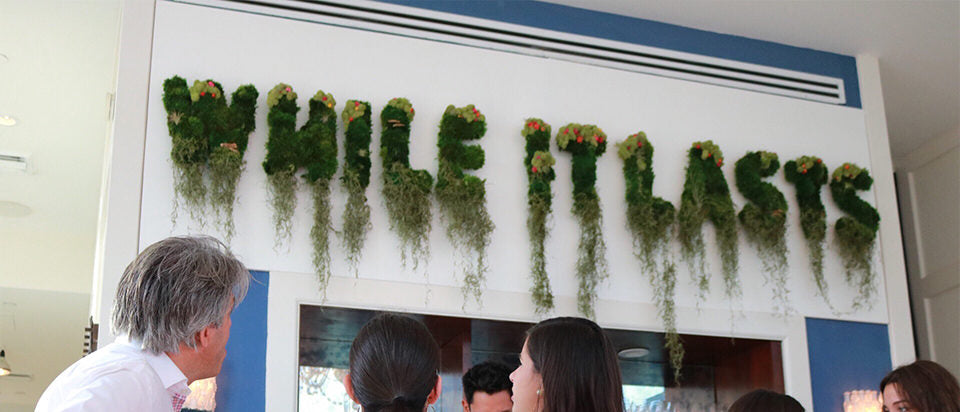 Hanging Wall Letters: Custom Made From Preserved Moss