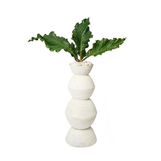 Totem Sculpture White 6B