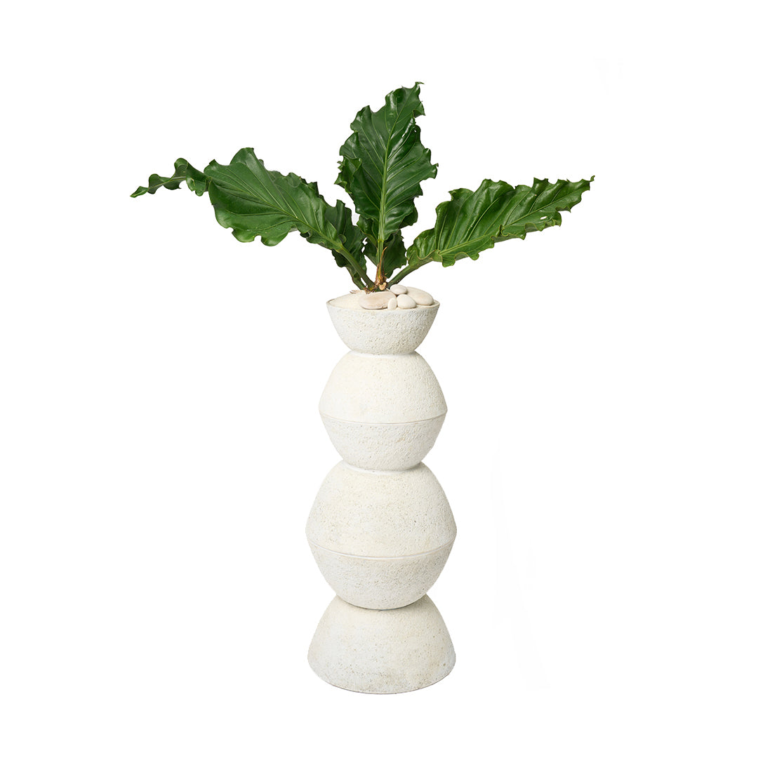 Totem Sculpture White 6B