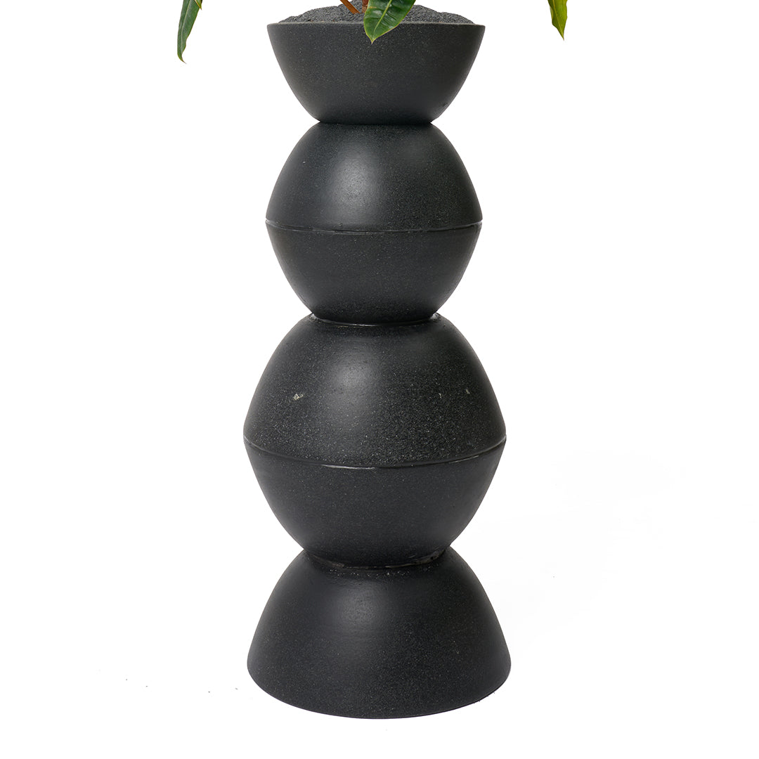 Totem Sculpture Black 6