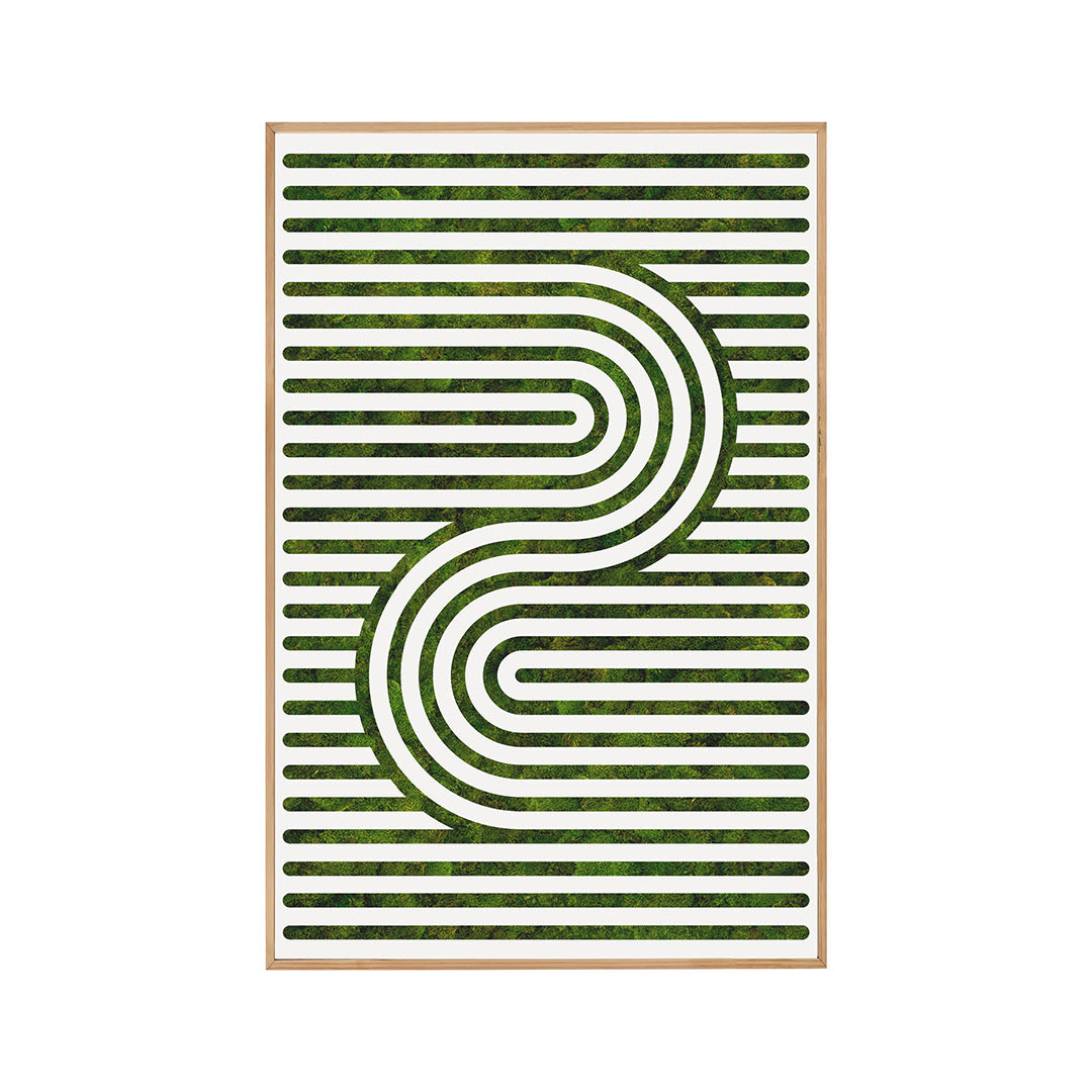 Moss Art - Optical Series No. 005 (6'x 4')
