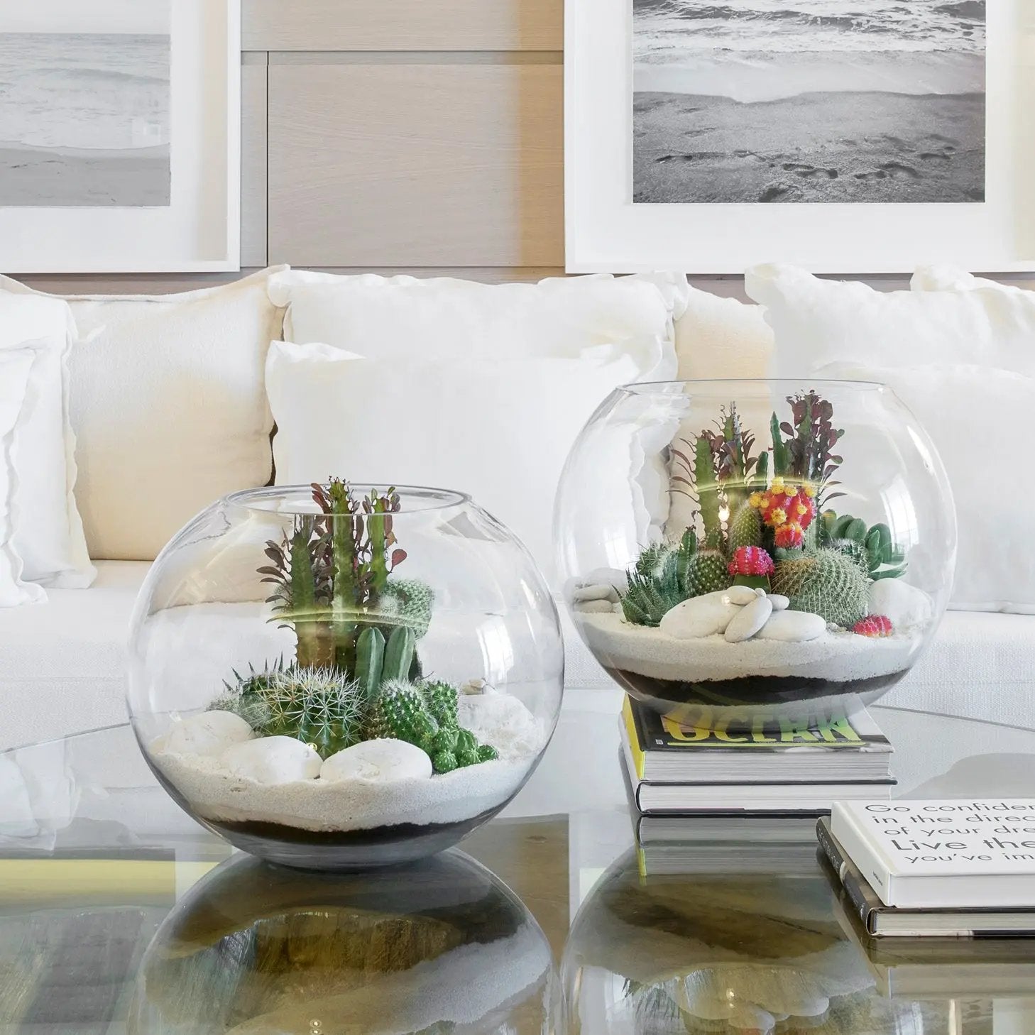 fish bowl terrarium plants Fishbowl Glass Terrarium