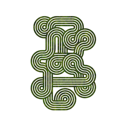 "Optical Series  Labyrinth N° 888" (2024)