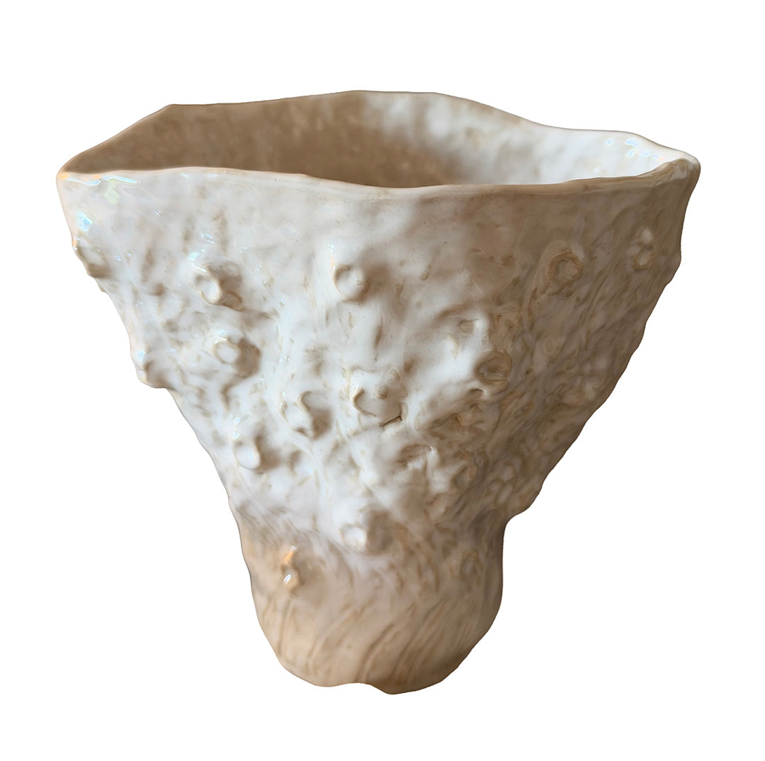 Ocean Texture Vase by Gloria Rodriguez Brizuela