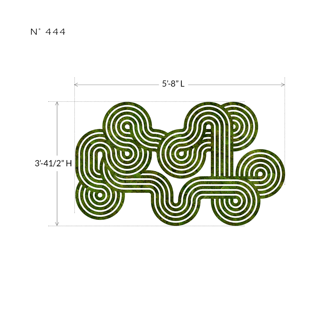"Optical Series  Labyrinth N° 444" (2024)