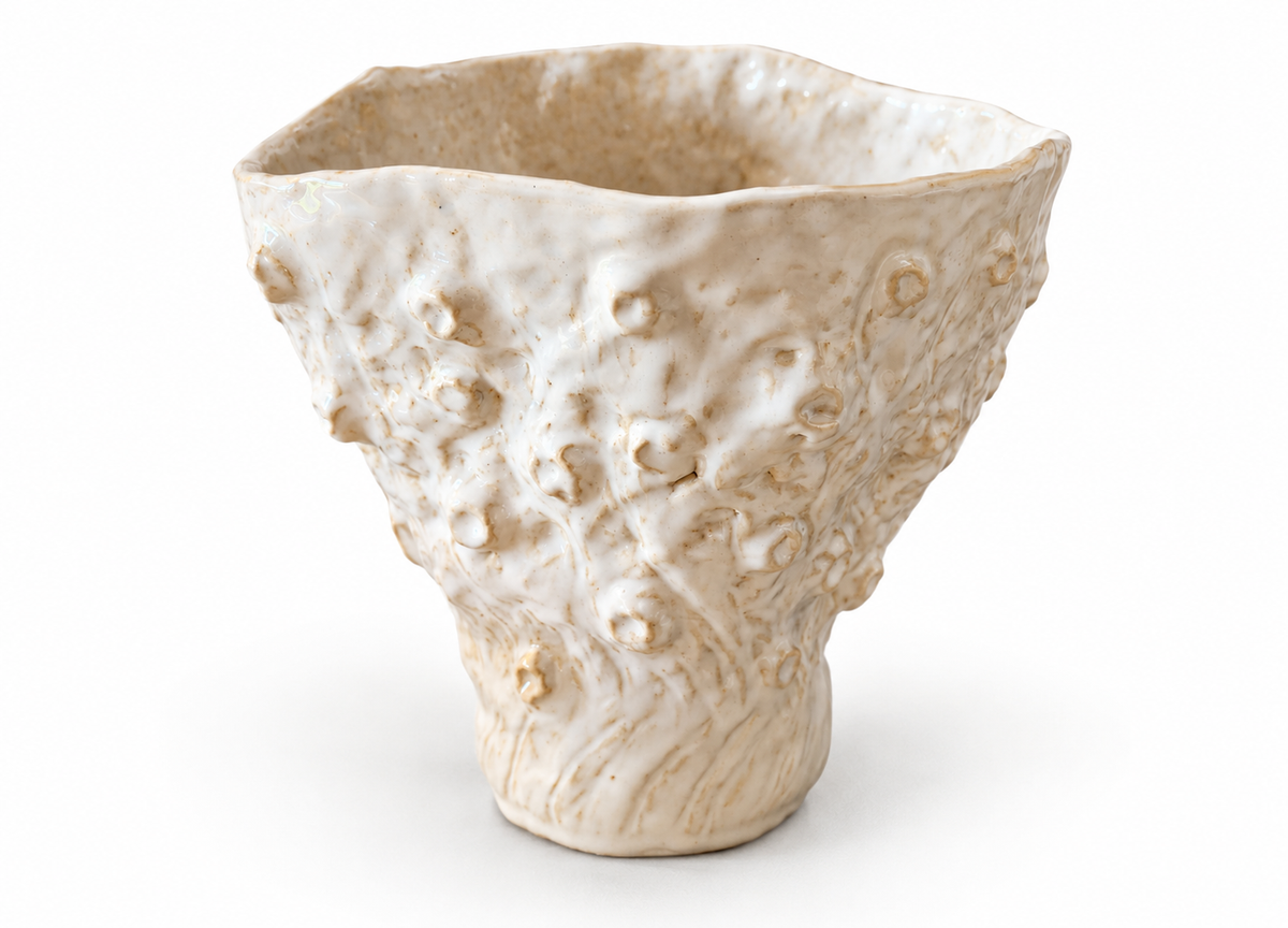 Ocean Texture Vase by Gloria Rodriguez Brizuela