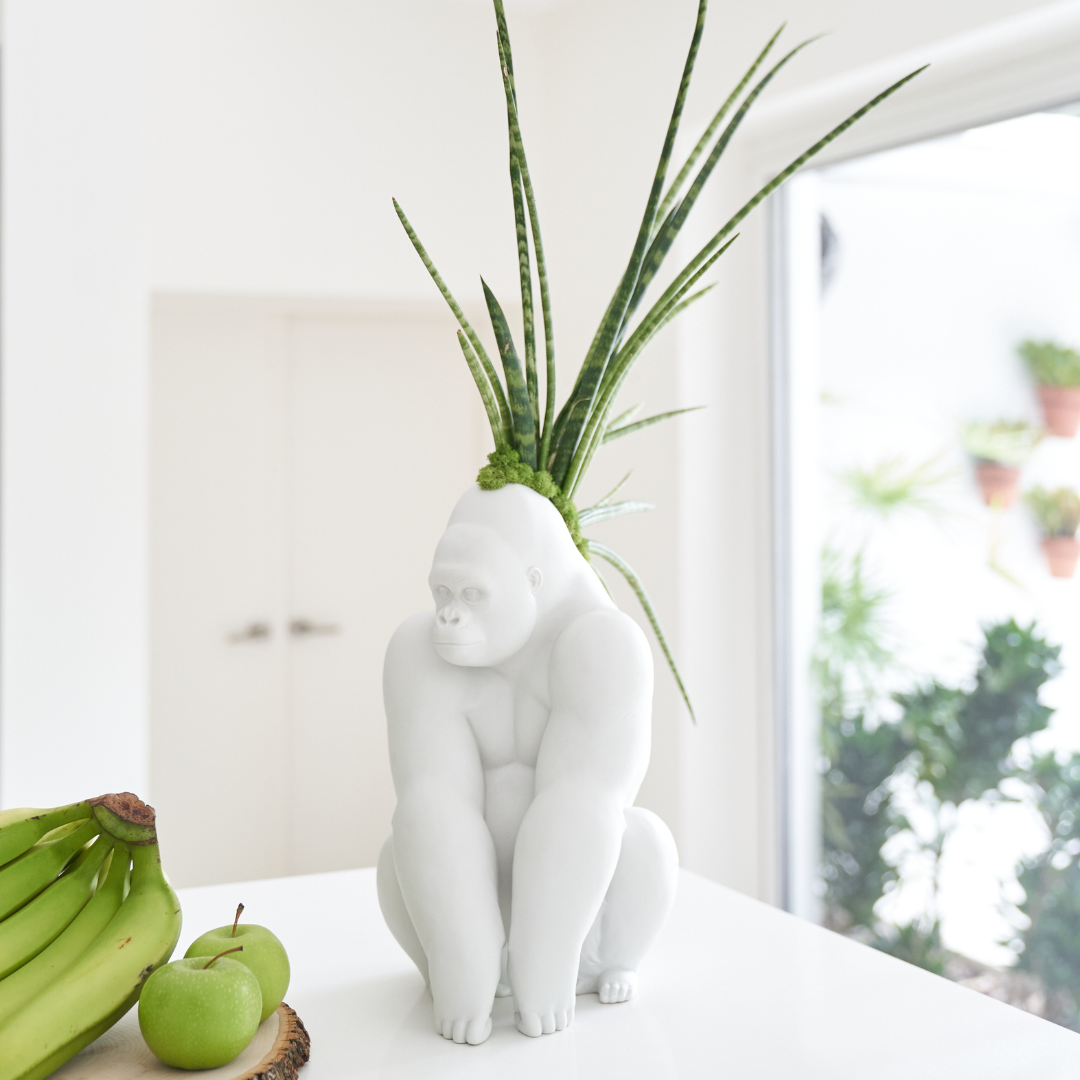 gorilla plant pot Lladró Porcelain