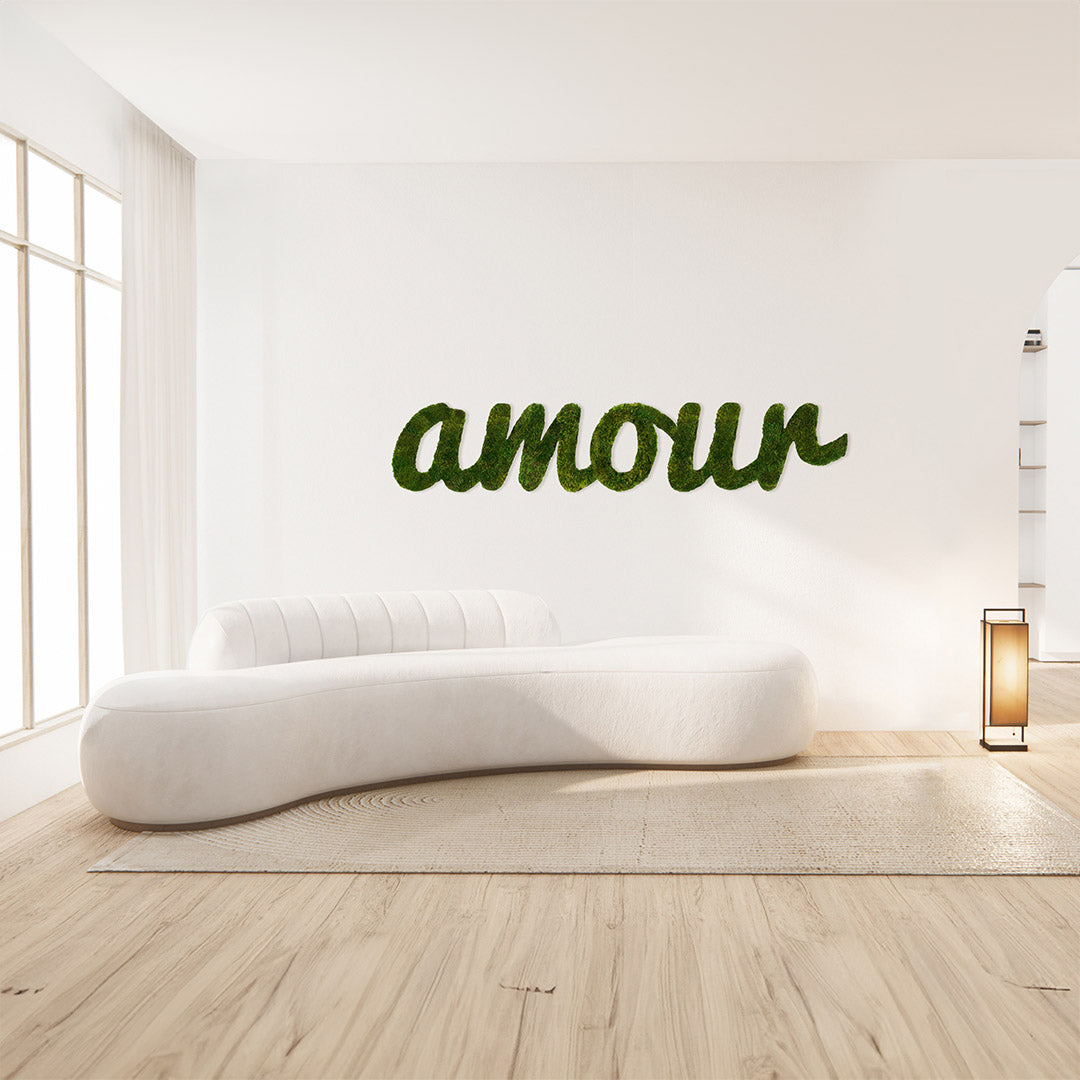 Moss Sign - "Amour" Cursive