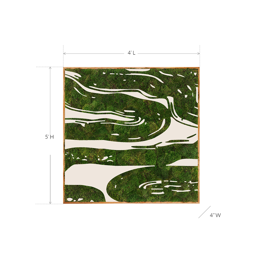 " Organic Flow No. 777" (2024) 4' x 4'