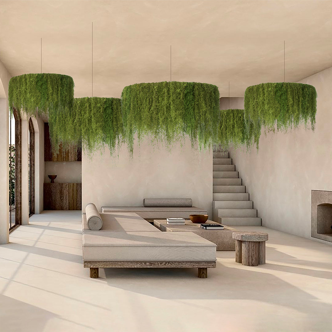 moss indoor plants interior design services Spanish Moss Hanging Garden