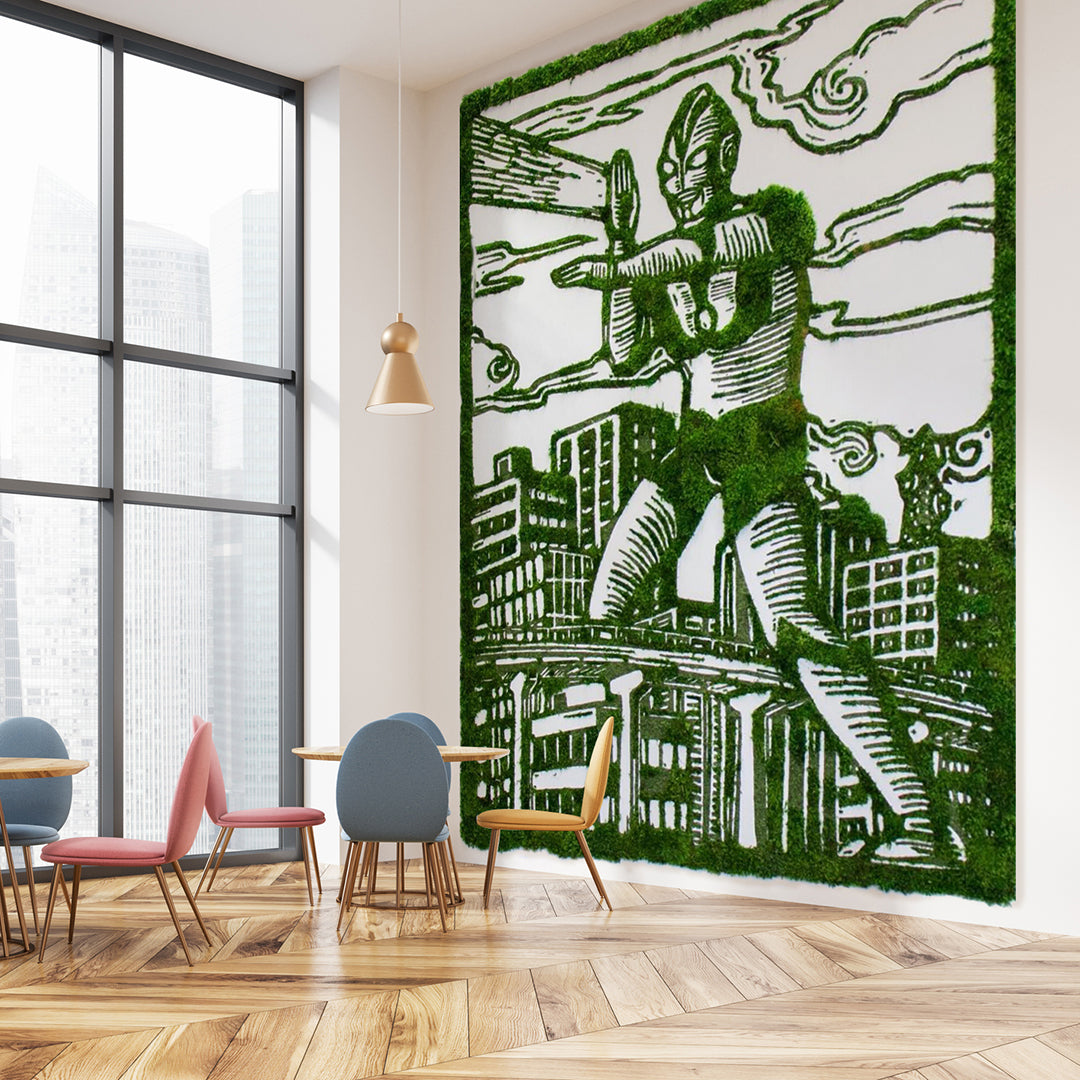 Ultraman (2018) - Brian Reedy + Plant the Future Collaboration (6' x 4.5')