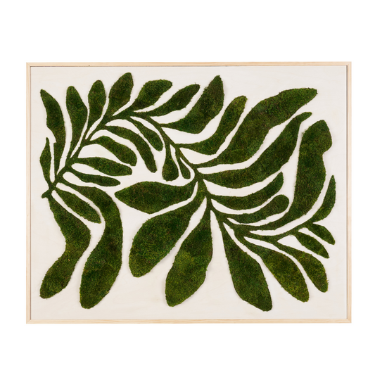 Moss Art - Botanic No. 4 (48"H  x 60" W)