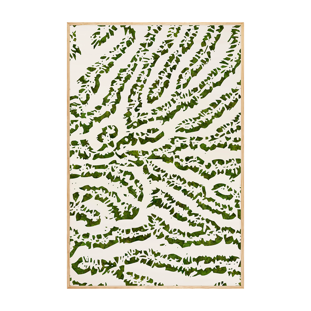 Moss Art - Coral Series No. 004 (6'x 4')