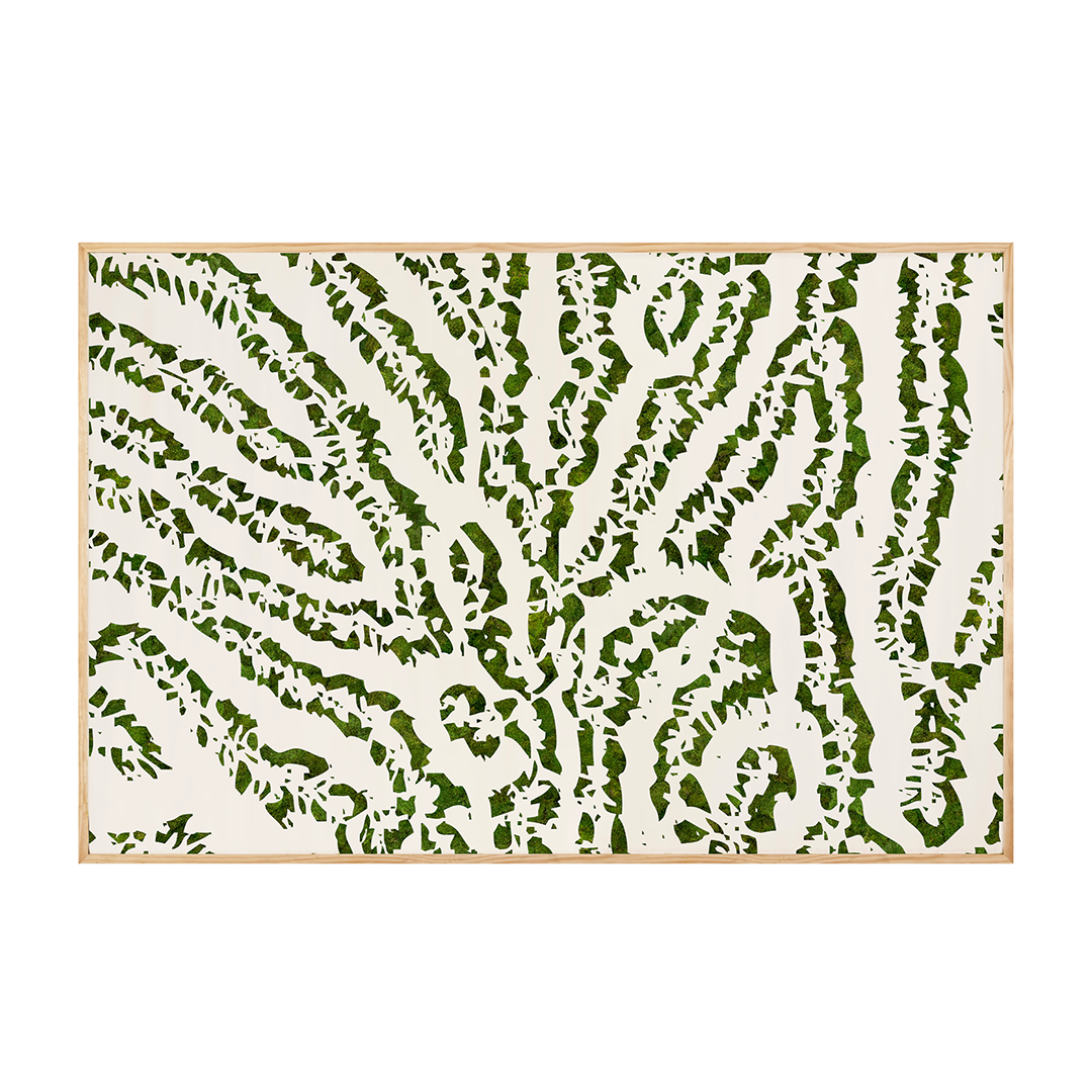 Moss Art - Coral Series No. 004 (6'x 4')