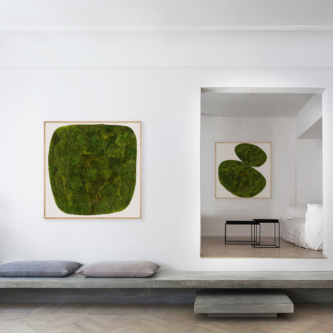 Moss Art - Abstract Series No. 032 (4' x 4') 