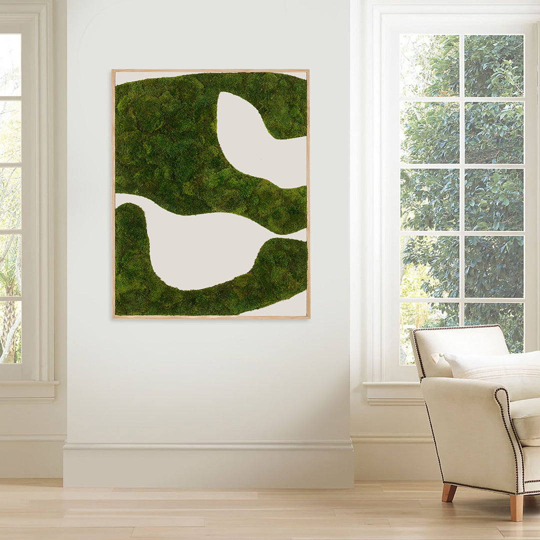 Moss Art - Abstract Series No. 038 (5' x 4') 