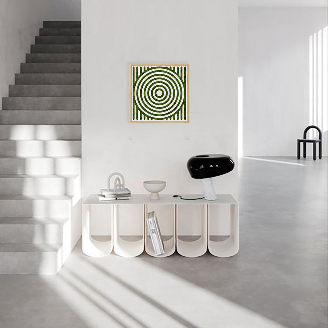 Moss Art - Optical Series No. 012 (2' x 2')