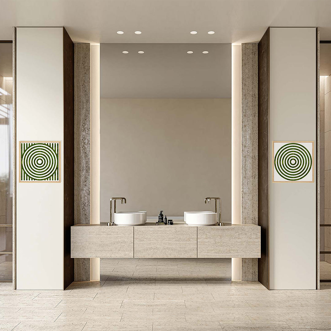 Moss Art - Optical Series No. 012 (2' x 2')