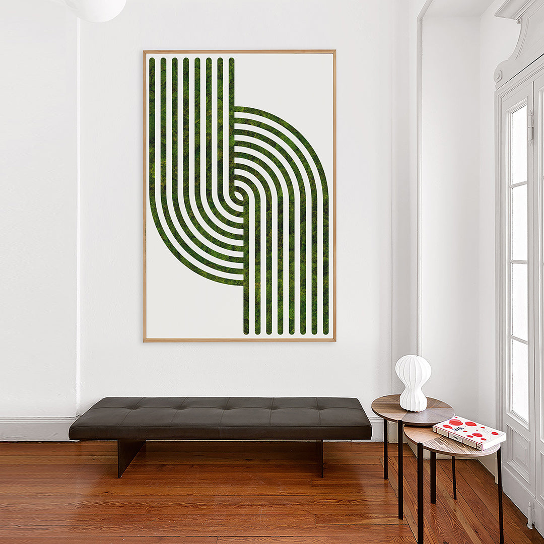 Moss Art - Optical Series No. 003 (6'x 4')