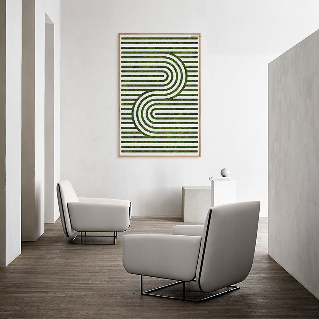 Moss Art - Optical Series No. 005 (6'x 4')