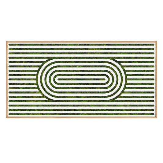 Moss Art - Optical  Collection - No. 11 (8' H x 4' W)